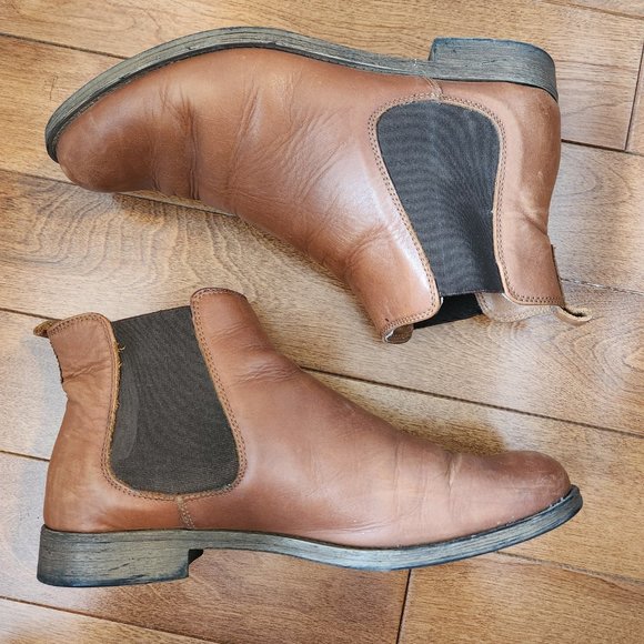 Dune Leather Chelsea Boots, Size 39 - Picture 2 of 7